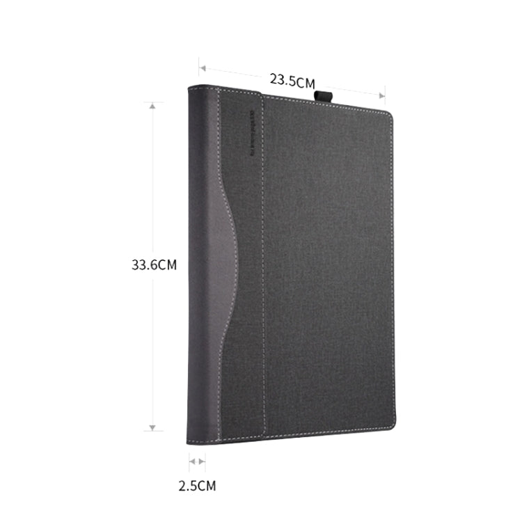Laptop PU Leather Protective Case For IdeaPad C340 14 inch(Wine Red)
