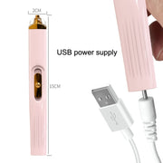 BZX5 5 In 1 USB Nail Polisher Peeling Manicure(Silver White)
