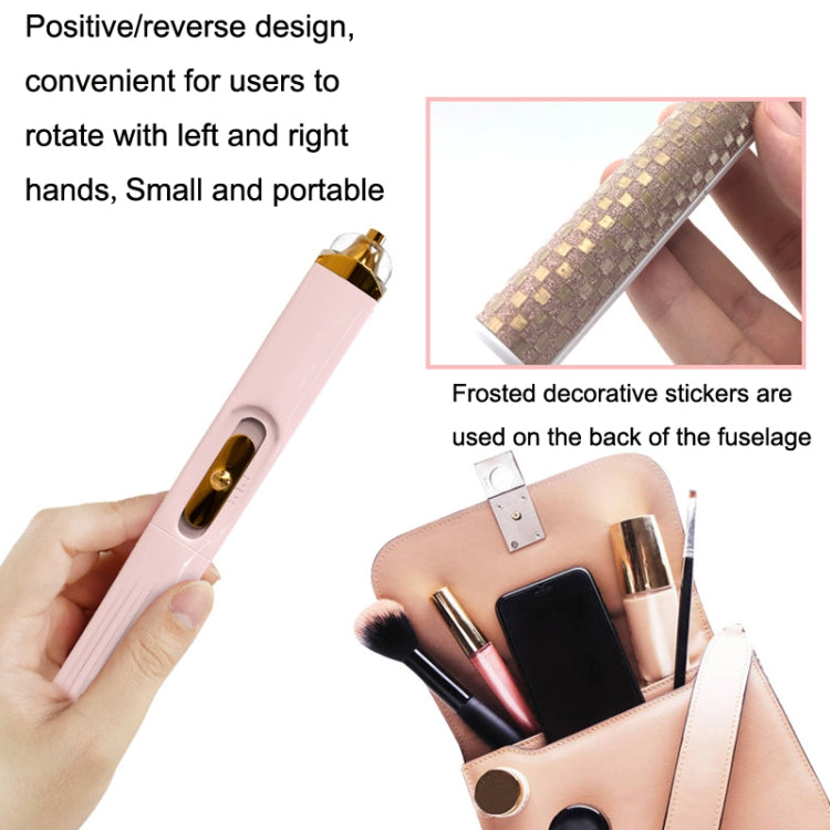 BZX5 5 In 1 USB Nail Polisher Peeling Manicure(Silver White)