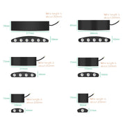 10 LEDs Garden Aluminum Double Head Wall Light(White Light)