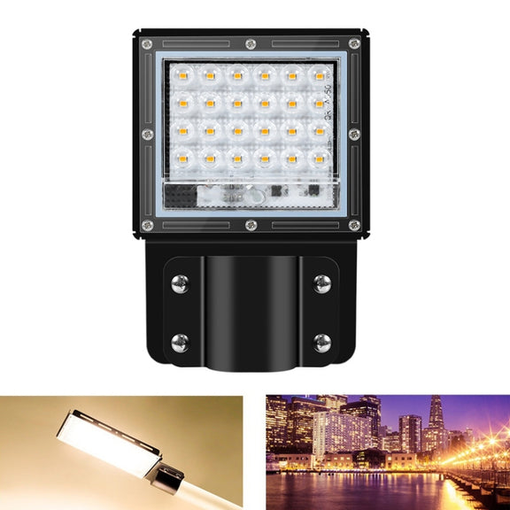 25W LED Water-resistant Road Lighting Courtyard Floodlight(Warm White Light)