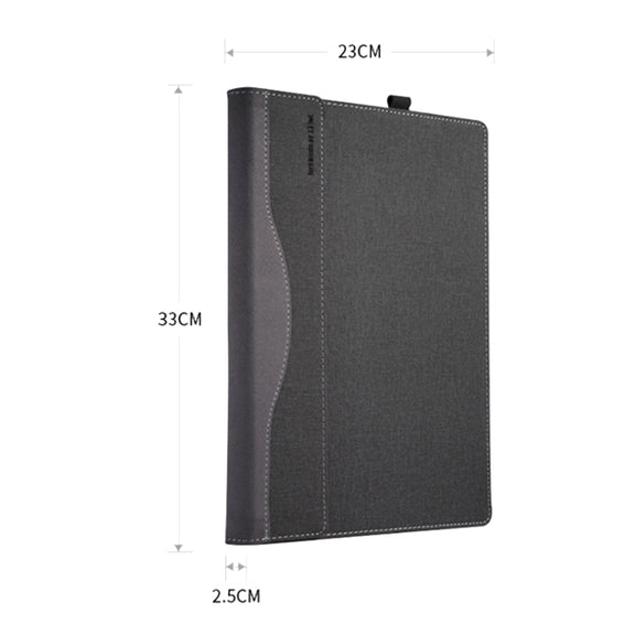 PU Leather Laptop Protective Case For Huawei Honor MagicBook(Dark Blue)