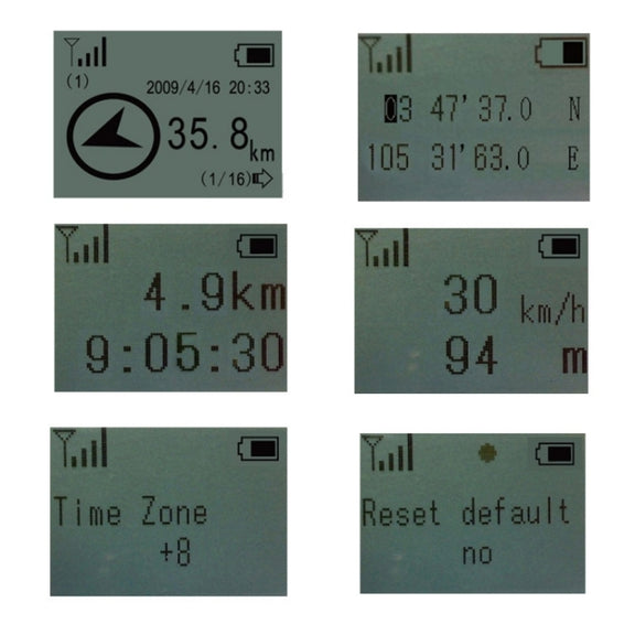 KH-12 Mini GPS Locator Outdoor Climbing Compass(65x52x21mm)