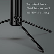 CYKE A17 Bluetooth Remote Control With Tripod Photo Live Bracket A17- 0.8m Black (Without Light)