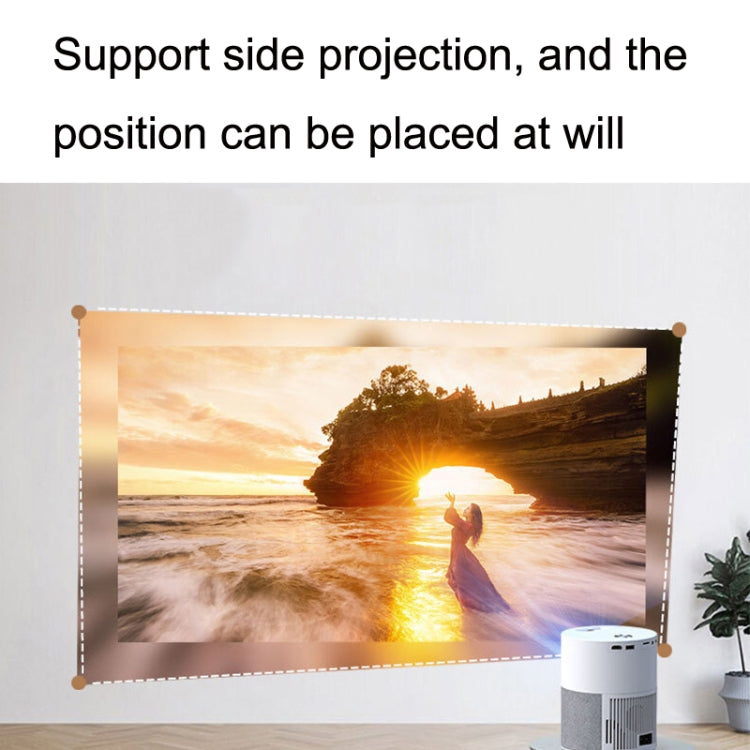 M1 Home Commercial LED Smart HD Projector, Specification: UK Plug(Intelligent WIFI Android Version)