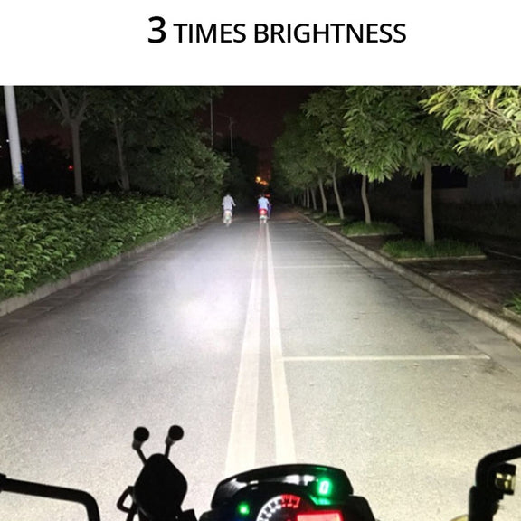 2 PCS MK-265 Motorcycle Character Shooting Light Auxiliary Day Running Light, Style: 8 LEDs