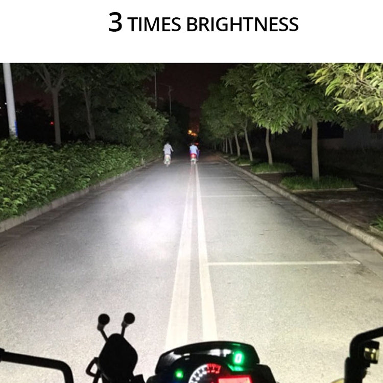 2 PCS MK-265 Motorcycle Character Shooting Light Auxiliary Day Running Light, Style: 8 LEDs