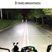 2 PCS MK-265 Motorcycle Character Shooting Light Auxiliary Day Running Light, Style: 12 LEDs