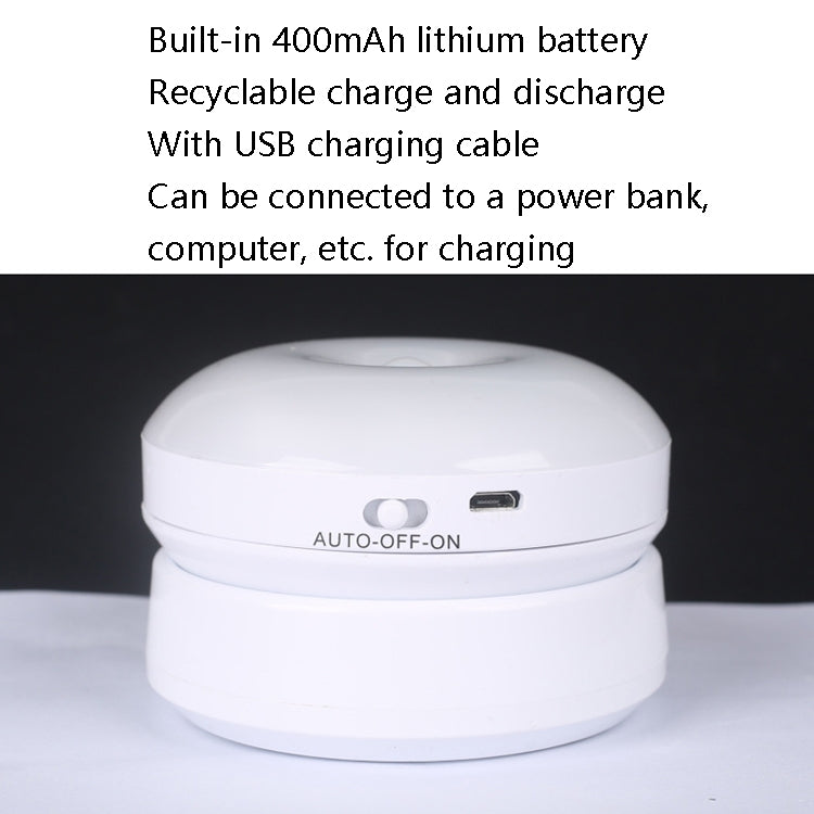 DMK-6PL Kitchen Cabinet Body Infrared Sensing Lamp, Style: Rotate Charging(White Light)
