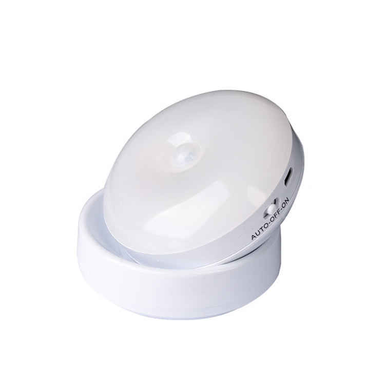 DMK-6PL Kitchen Cabinet Body Infrared Sensing Lamp, Style: Rotate Charging(Warm Yellow Light)