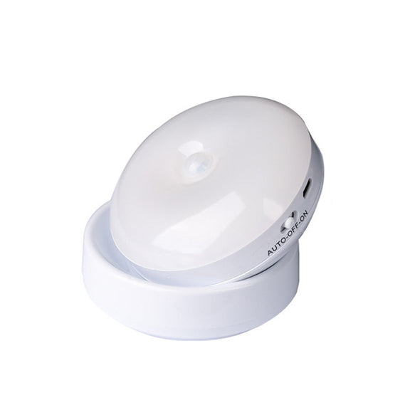 DMK-6PL Kitchen Cabinet Body Infrared Sensing Lamp, Style: Rotate Charging(Warm Yellow Light)