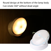 DMK-6PL Kitchen Cabinet Body Infrared Sensing Lamp, Style: Rotate Charging(White Light)