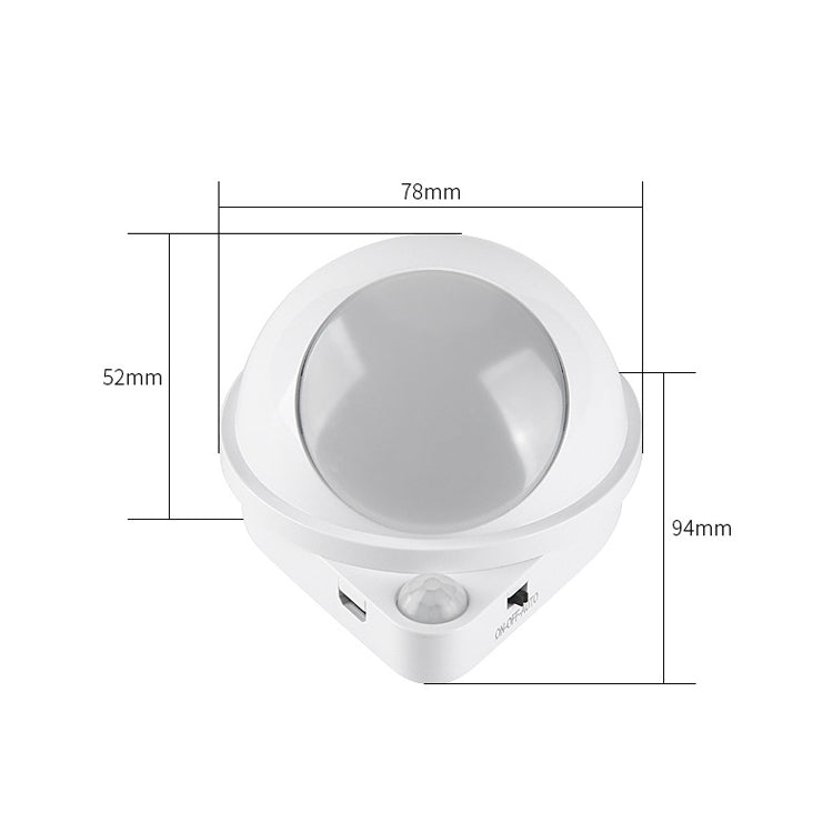 DMK-022PL LED Charge Automatic Stair Night Light(White Light)
