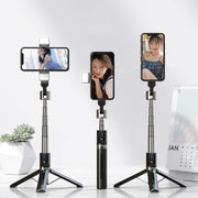 Mobile Phone Tripod Bluetooth Remote Control Live Selfie Stick, Specification: P96D Single Light
