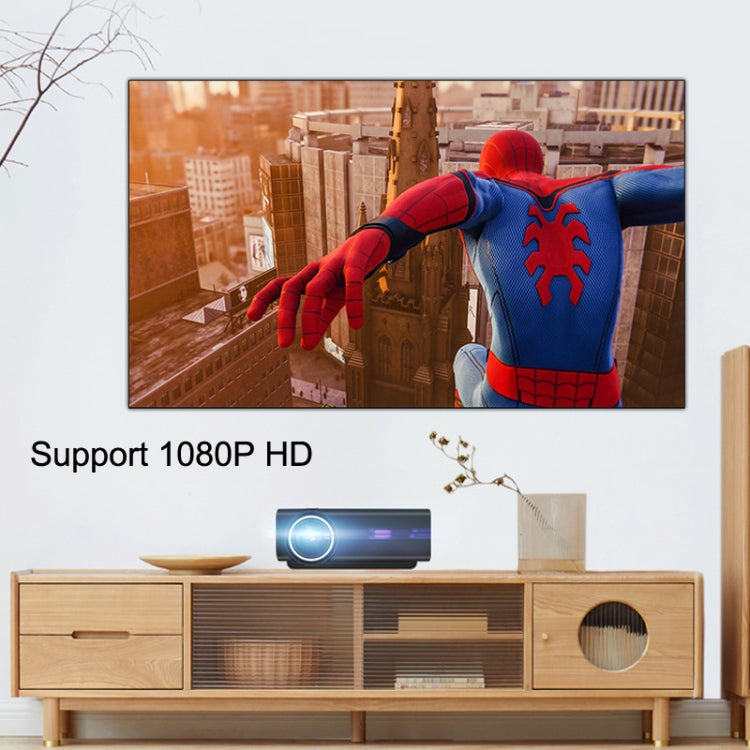 YG530 Home LED Small HD 1080P Projector, Specification: AU Plug(Black)