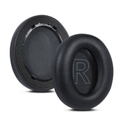 2pcs Protein Leather Sponge Earphone Cover For Anker Soundcore Life Q20 (Black)