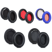 2pcs Protein Leather Sponge Earphone Cover For Anker Soundcore Life Q20 (Black)