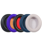 2pcs Protein Leather Sponge Earphone Cover For Anker Soundcore Life Q20 (Black)