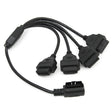 C-MD-4EW 0.5m 16 Pin OBD2 1 for 4 Connection Line - Cables & Connectors by PMC TechLife | Online Shopping South Africa | PMC TechLife | Buy Now Pay Later Mobicred