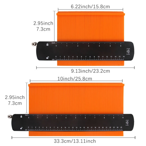 6 inch+10 inch  Metal Profile Regular Utensils Contour With Lock