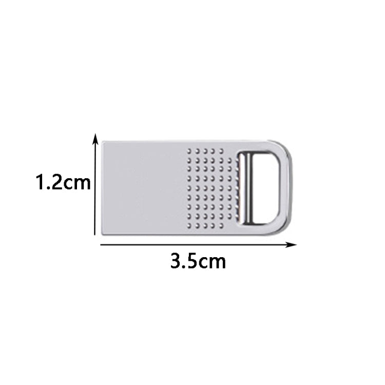 Sufk6 Car Music Metal USB Flash Drives, Capacity: 64GB(White)