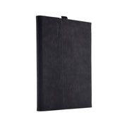 13 inch Leather Tablet Protective Case For Microsoft Surface Pro X, Color: Black + Power Bag