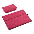 13 inch Leather Tablet Protective Case For Microsoft Surface Pro X, Color: Rose Red + Power Bag - 13.3 inch by PMC TechLife | Online Shopping South Africa | PMC TechLife | Buy Now Pay Later Mobicred
