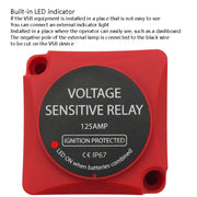 AOK9003 Housing Car Yacht Ship Dual Battery Isolator(Black Shell)