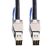 H0503 12Gbps SFF-8644 To 8644 HD Server External Hard Drive Data Cable, Color: Black 3m