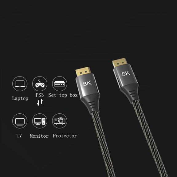 3m DP1.4 Version 8K DisplayPort Male to Male Computer Monitor HD Cable