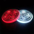 1 Pair 68mm LED Smart Light-Emitting Coaster Light Car Cup Slot Atmosphere Light(Star) - Car Drink Holders by PMC TechLife | Online Shopping South Africa | PMC TechLife | Buy Now Pay Later Mobicred