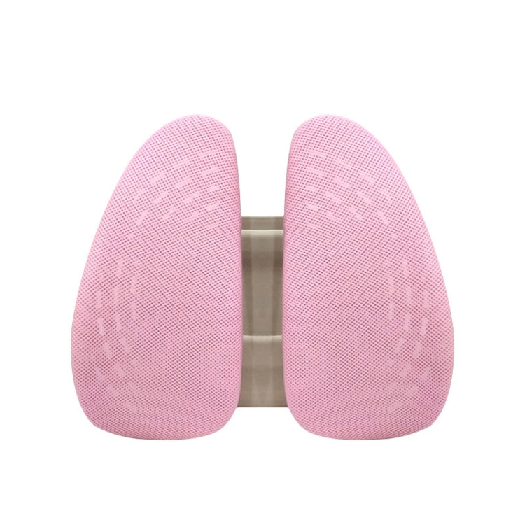 5297 Car Massage Seat Cushion(Beige with Pink)