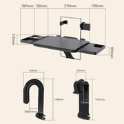 SHUNWEI SD-1528 Car Seat Back Computer Rack(Black)