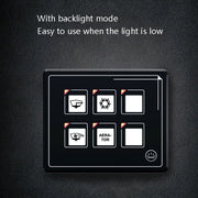SP5106 RV Yacht Modified 5mm Film Touch 6-Bit Panel Switch