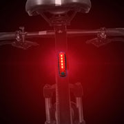 Bicycle Charging Water-resistant Warning Light(Red)