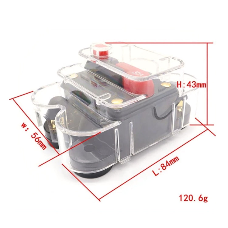 CB2 Car RV Yacht Audio Modification Automatic Circuit Breaker Switch, Specification: 30A