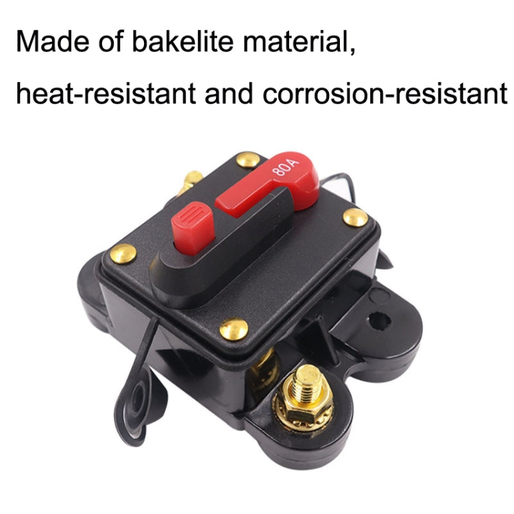 CB2 Car RV Yacht Audio Modification Automatic Circuit Breaker Switch, Specification: 100A