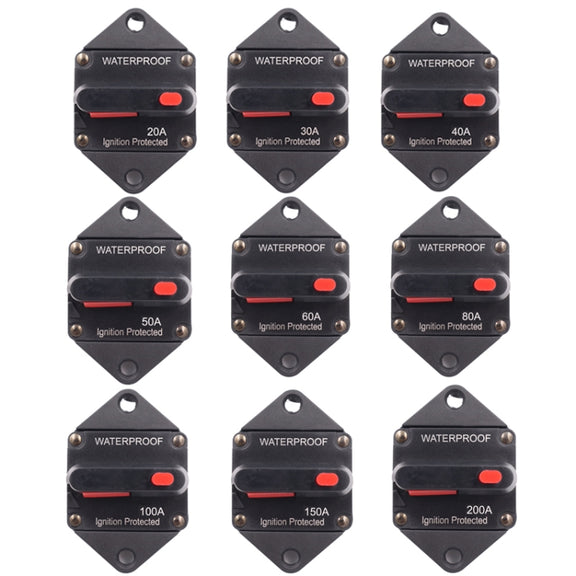 CB10 Car Audio Modified Automatic Circuit Breakerion, Specification: 50A