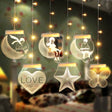2m Romantic Girl Icicle Lamp Window Decoration Hanging Lamp, Style: Warm White Light - Holiday Lights by PMc TechLife | Online Shopping South Africa | PMc TechLife | Buy Now Pay Later Mobicred