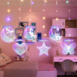 2m Romantic Girl Icicle Lamp Window Decoration Hanging Lamp, Style: Colorful Light - free shipping - PMc TechLife - Order now!