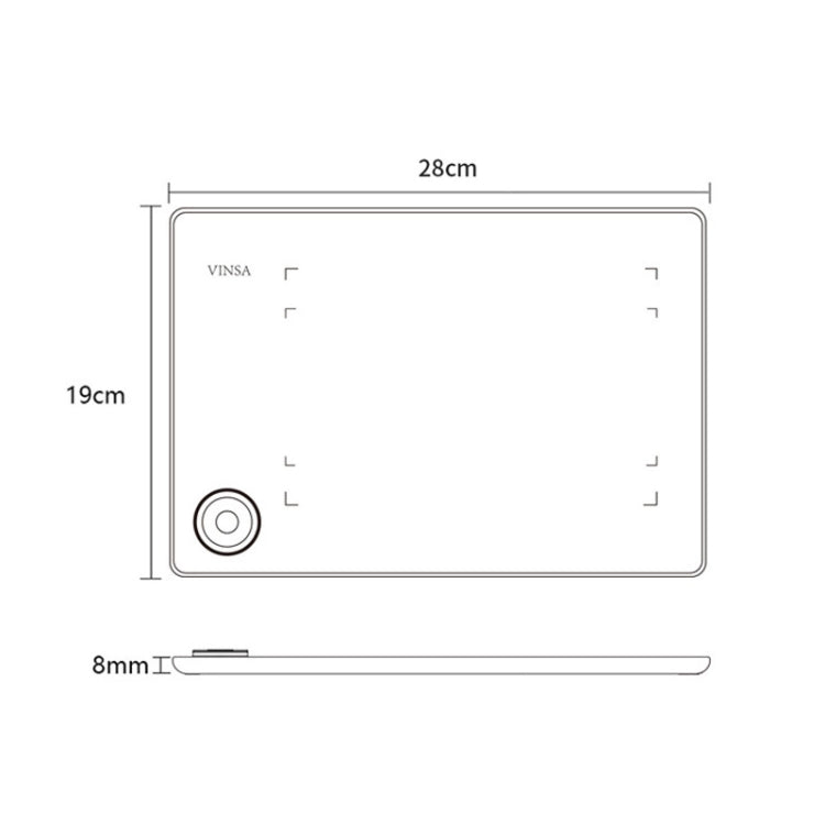 VINSA T608 Can Connected To Mobile Phone Hand-Painted Board, Style: Package 1