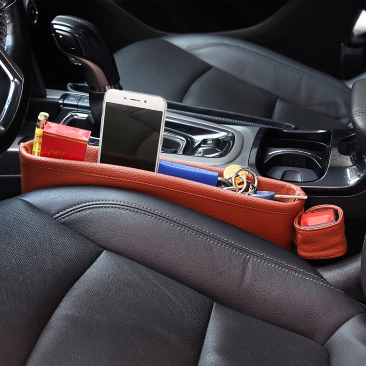 Car Seat Clamp Storage Box(Brown)