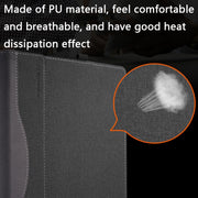 PU Leather Laptop Protective Case For HP Envy X360 15-BP / CN / DR / DS(Wine Red)