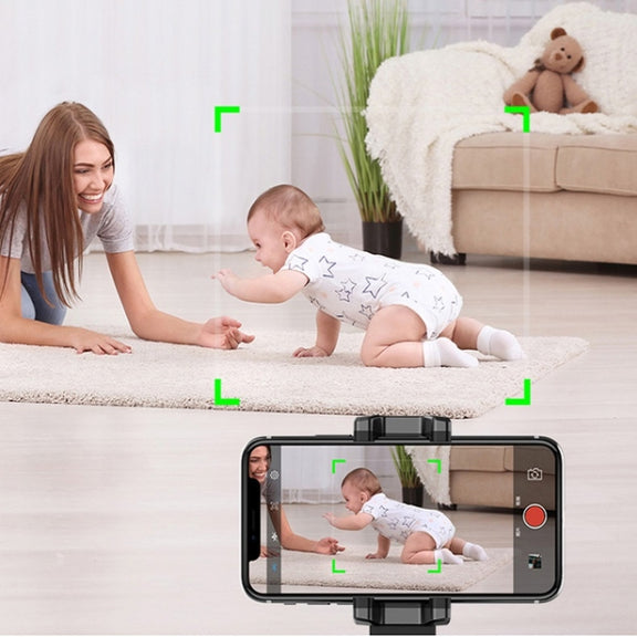 360-Degree AI Face Tripod Heads Tracking Holder(Black)