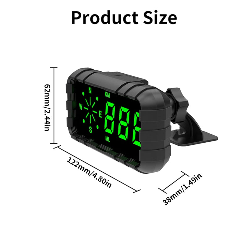 C3010 Car Head-up Display Speed Alarm(English Version)