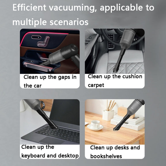 FL-8803 Portable Handheld Car Vacuum Cleaner, Style: 7.4V Charging Upgrade (White)