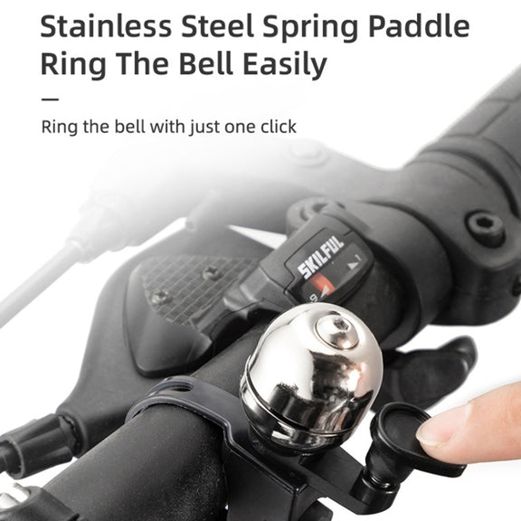 BG-201501 Bicycle Retro Mini Ball Bell(Black)