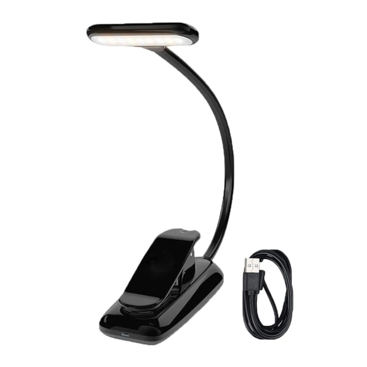 8021 Mini Book Clip Light LED Music Score Eye Protection Reading Lamp(Black)