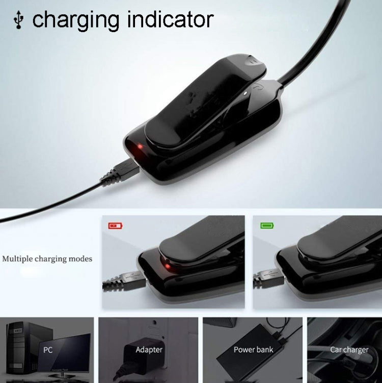 8021 Mini Book Clip Light LED Music Score Eye Protection Reading Lamp(Black)