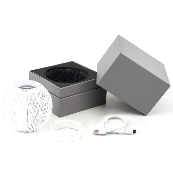 Crystal Ball Small Table Lamp USB Acrylic Night Light, Specification: MT2 80 x 80mm